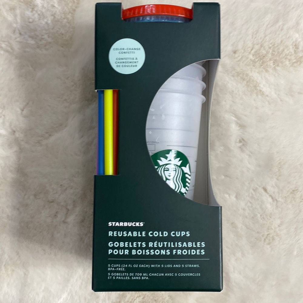 Starbucks Color Changing Confetti Cups